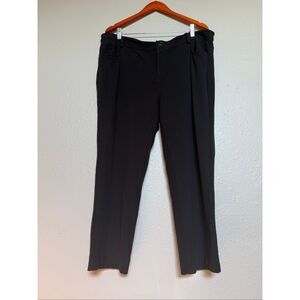 Lauren Ralph Lauren Woman 18W Black Ponte Cropped Dress Pants – Stretch,